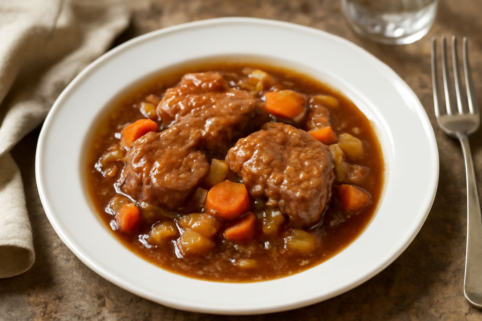 Carne di vitello in umido