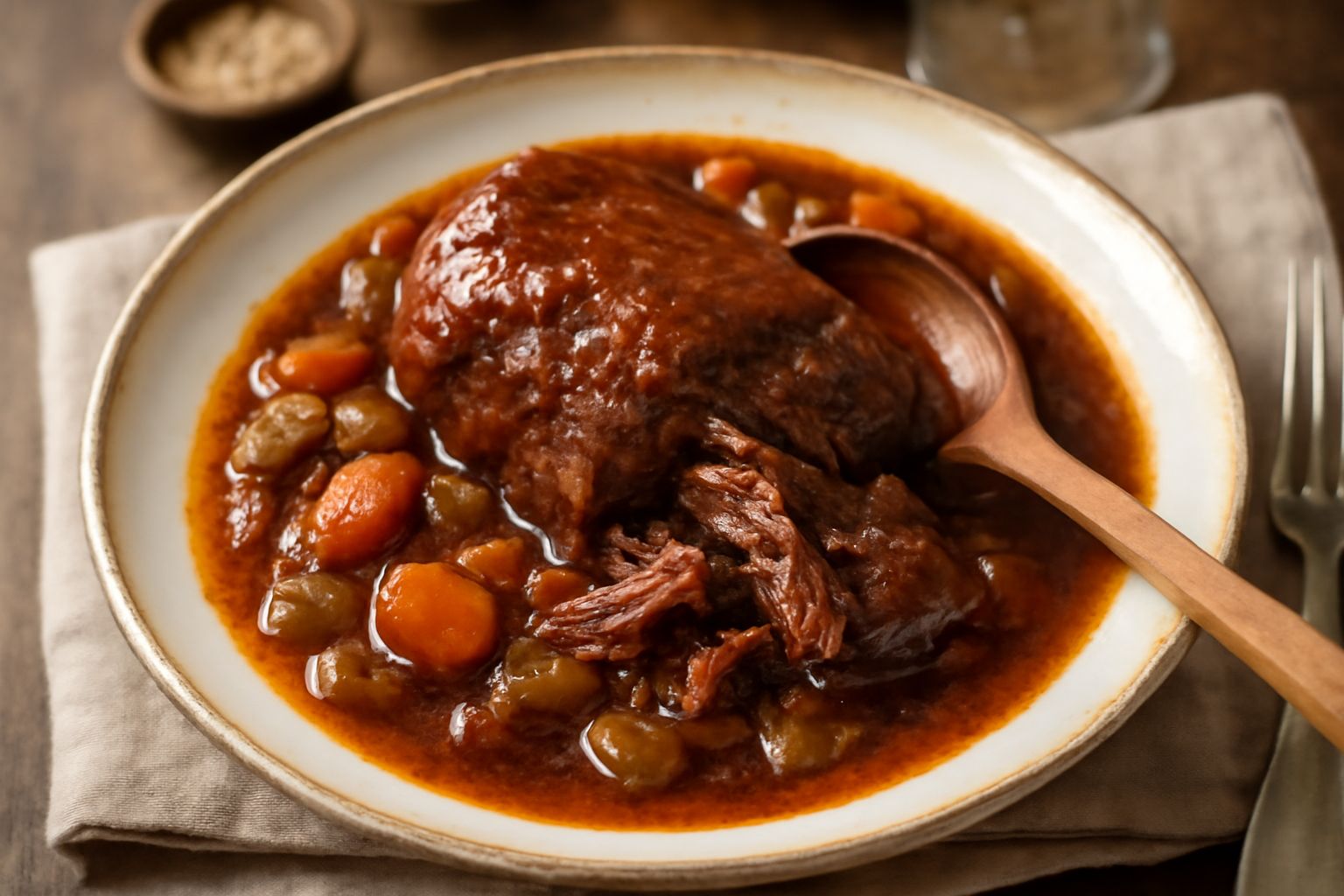 Carne in tecia