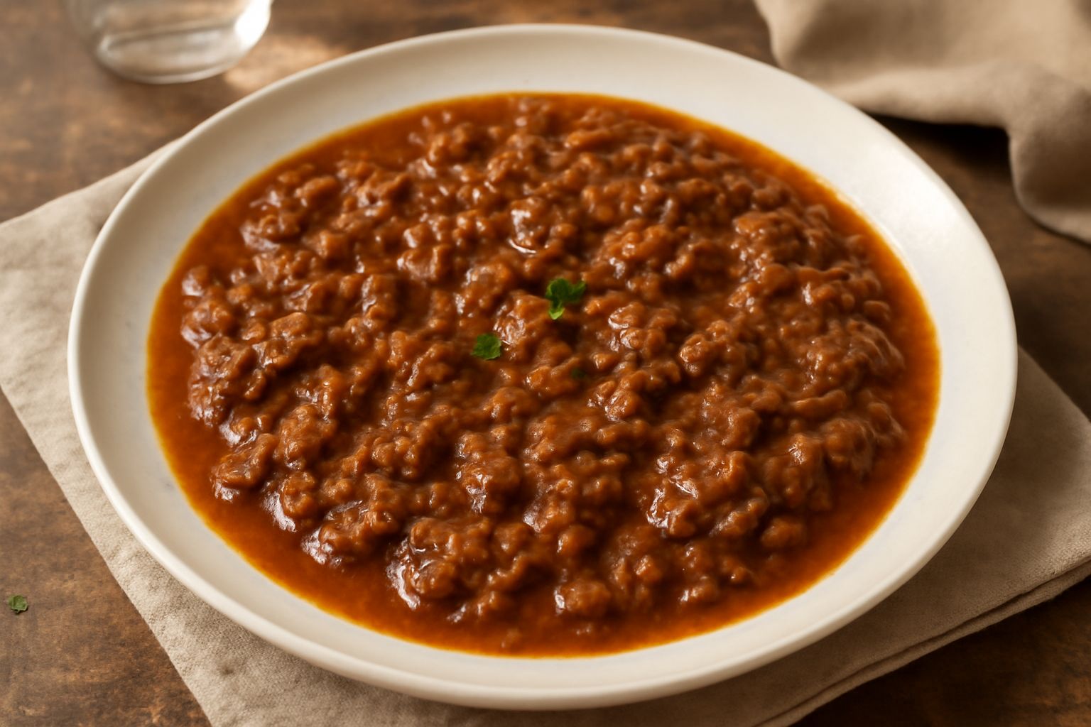 Carne sminuzzata in umido