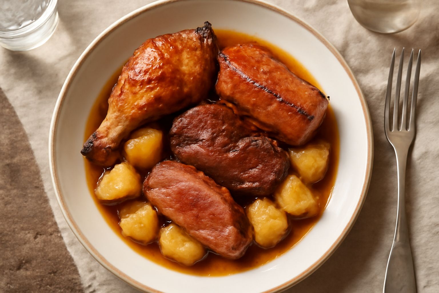 Carni miste arrosto
