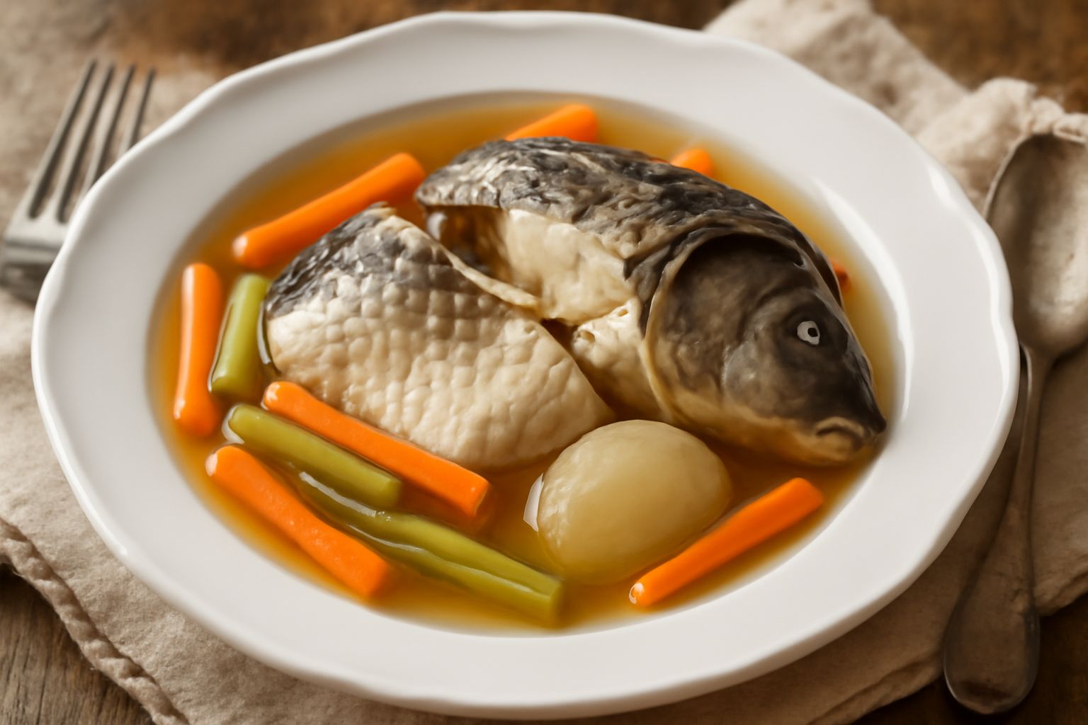 Carpa in brodo