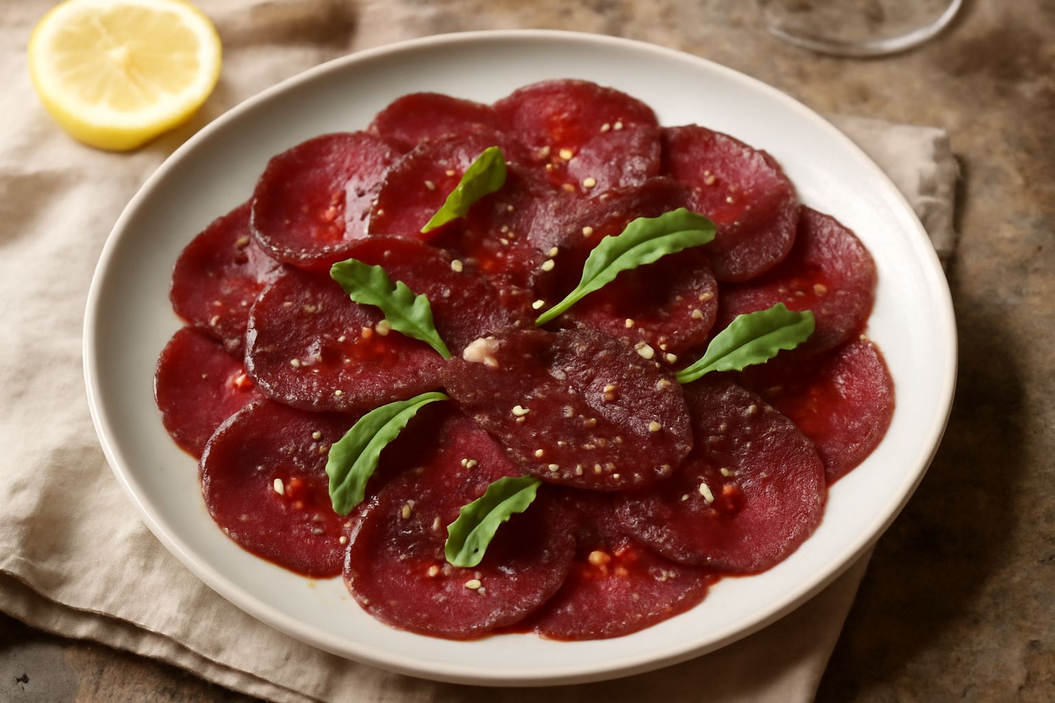 Carpaccio di Carne Salada