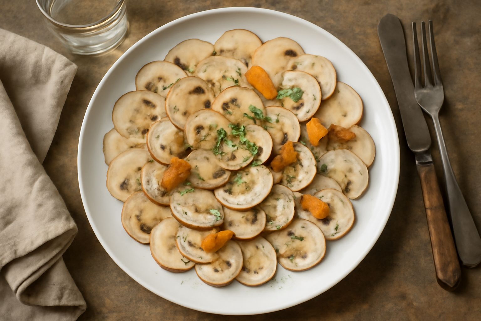 Carpaccio di funghi