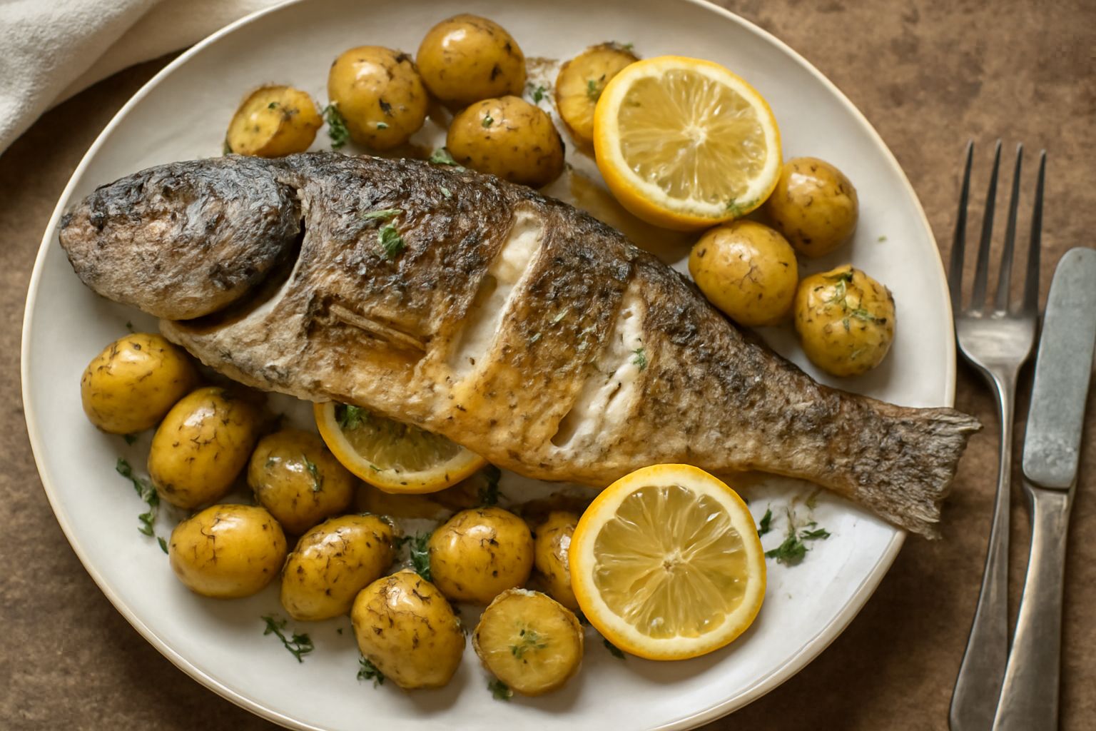 Carpe al forno