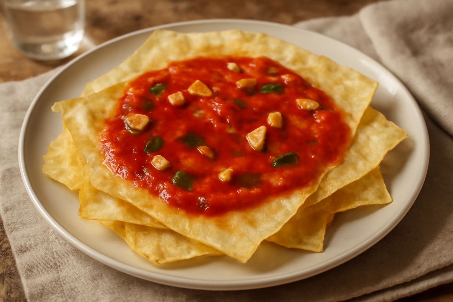 Carta da musica con pomodori