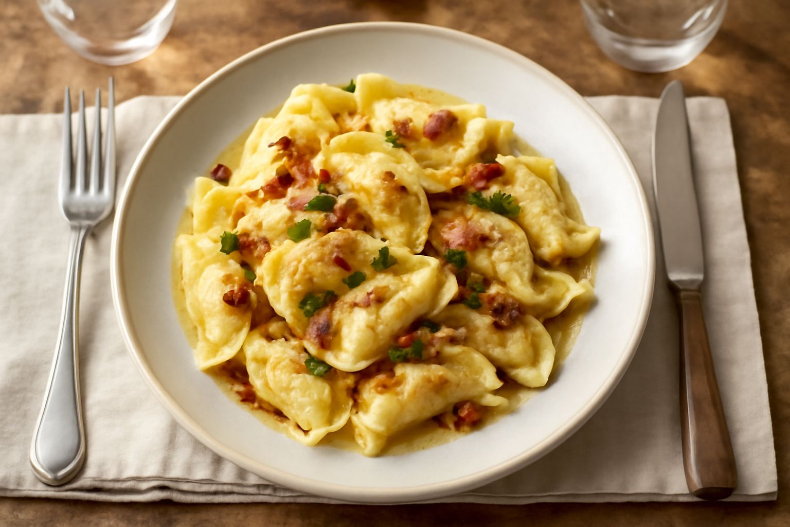 Casoncelli: ravioli ripieni che nutrino con gusto robusto e piacevole digeribilità