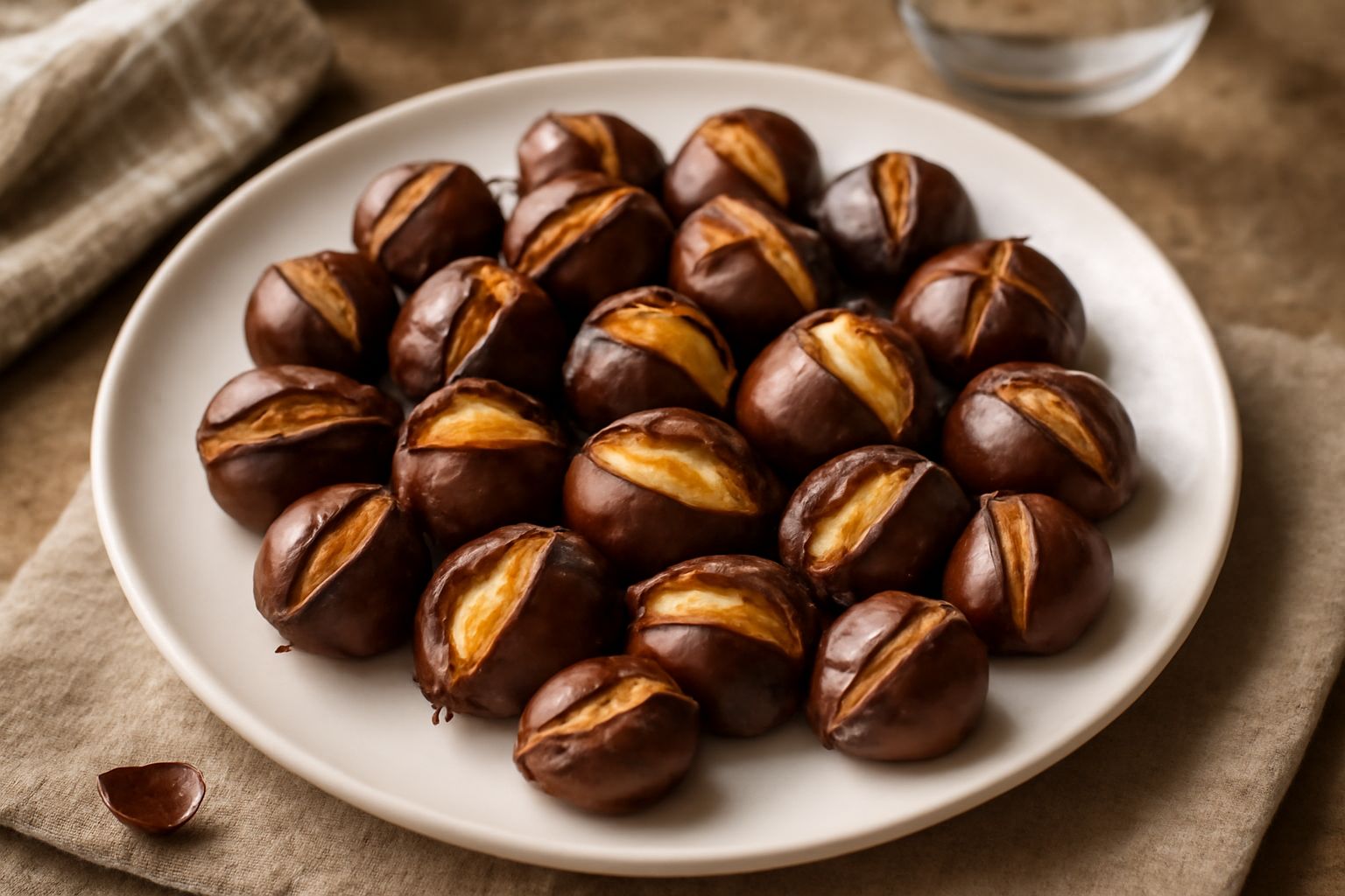 Castagne al forno