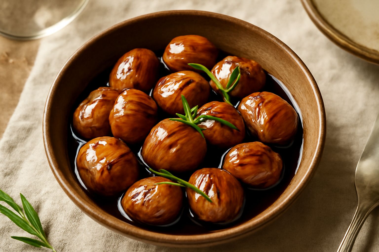 Castagne in agrodolce