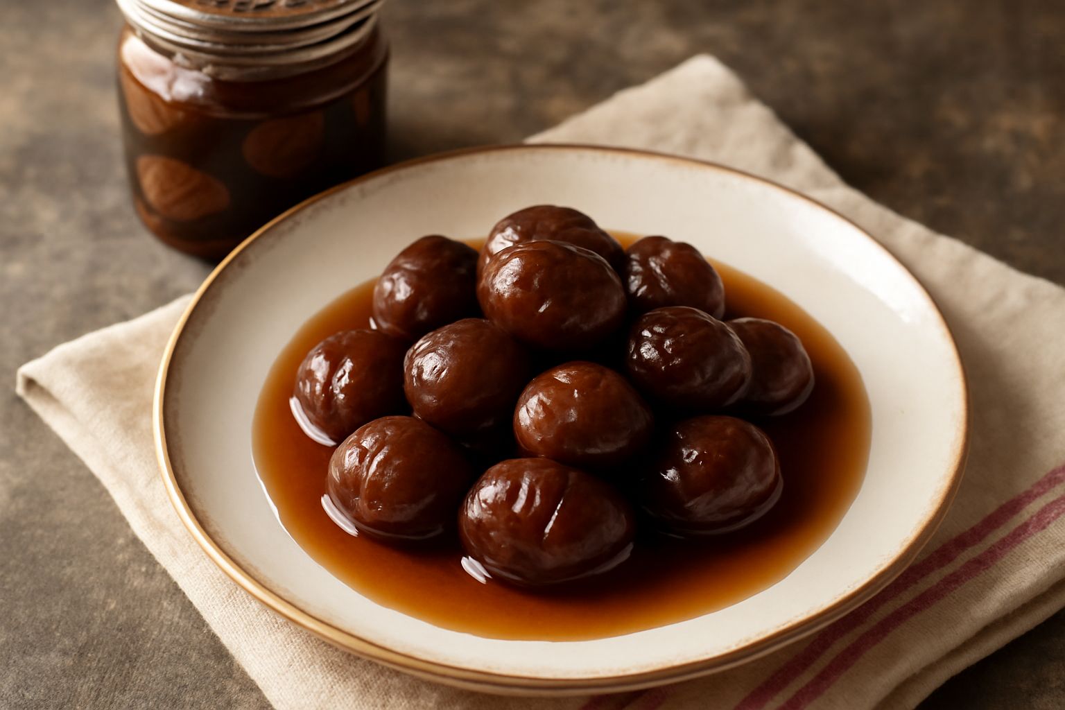 Castagne sciroppate