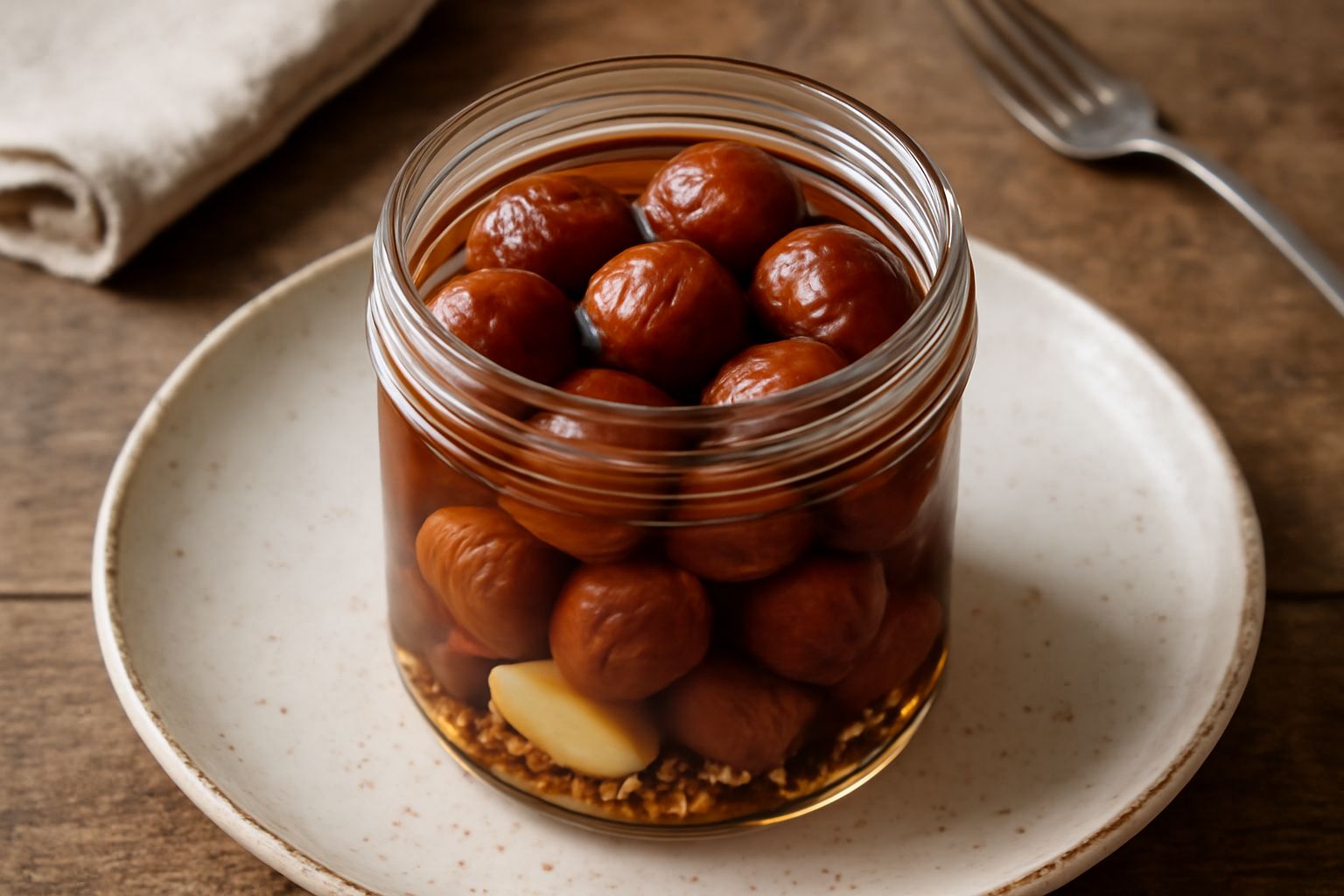 Castagne sottaceto