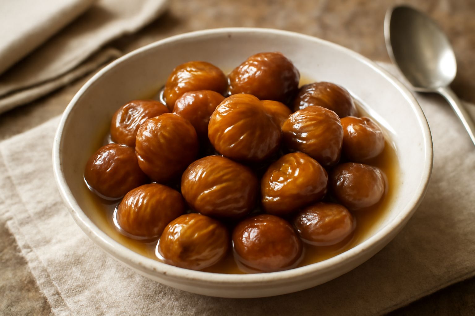 Castagne sotto miele