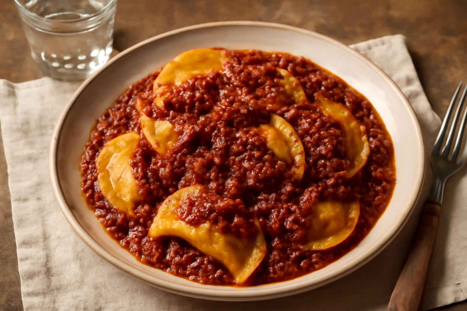 Casunziei al ragù