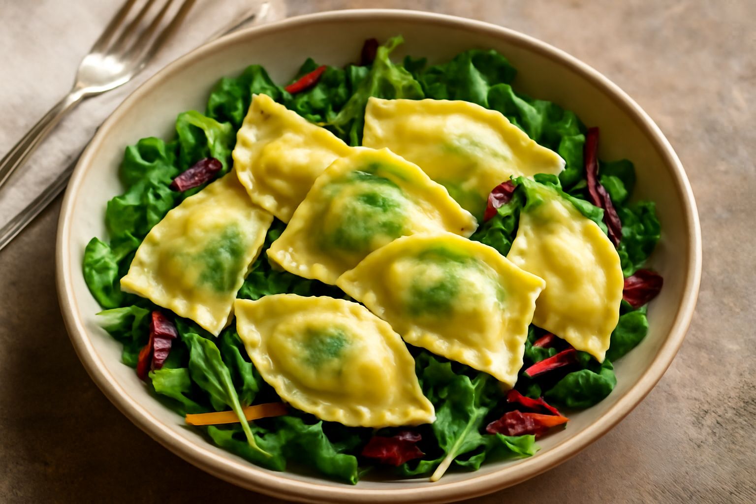 Casunziei in insalata