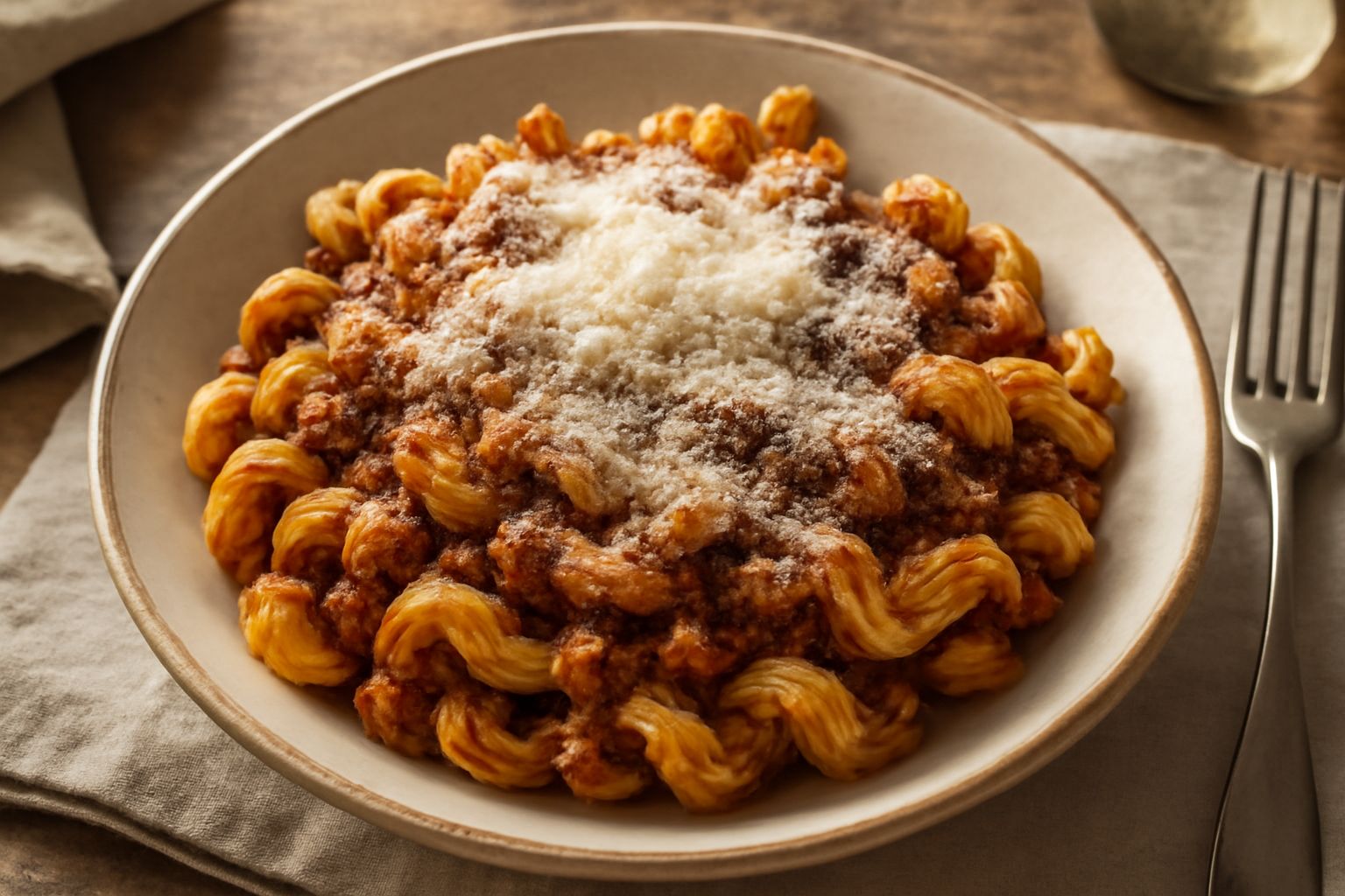 Cavatappi con ragù