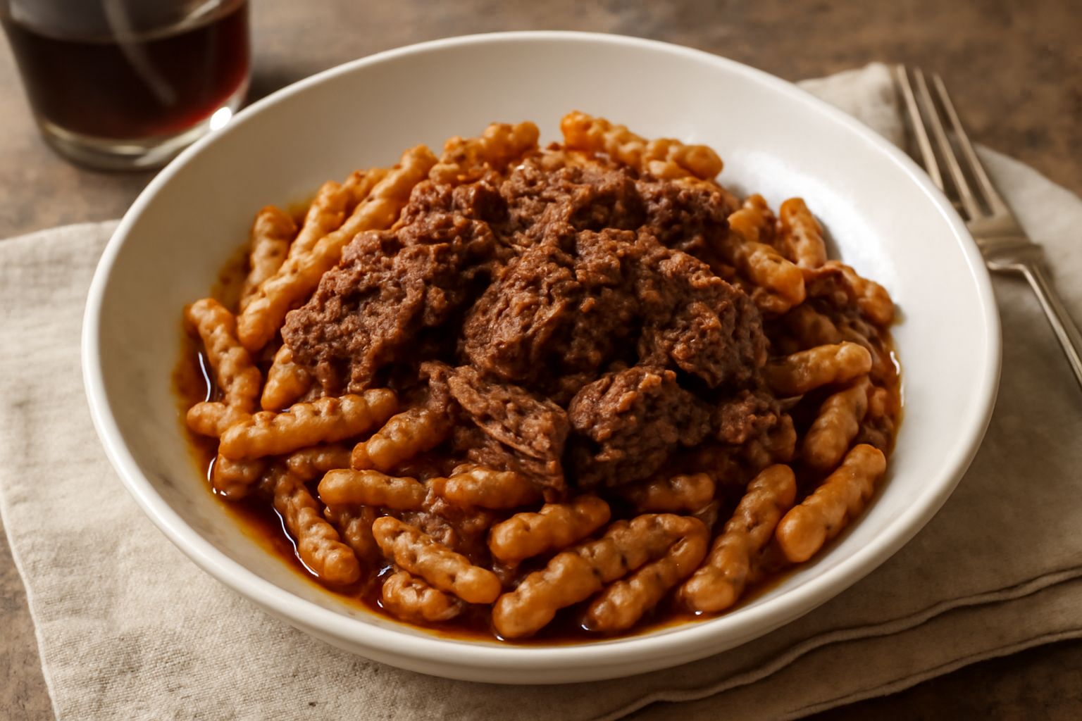 Cavatelli al ragù messinese