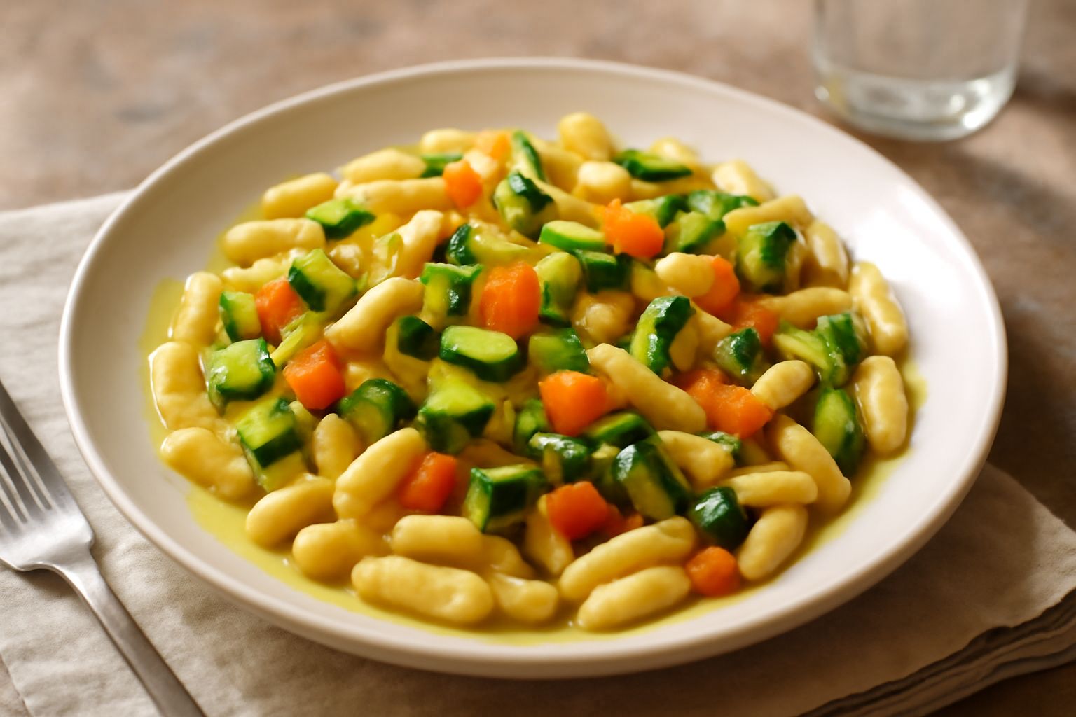 Cavatelli alle verdure di stagione