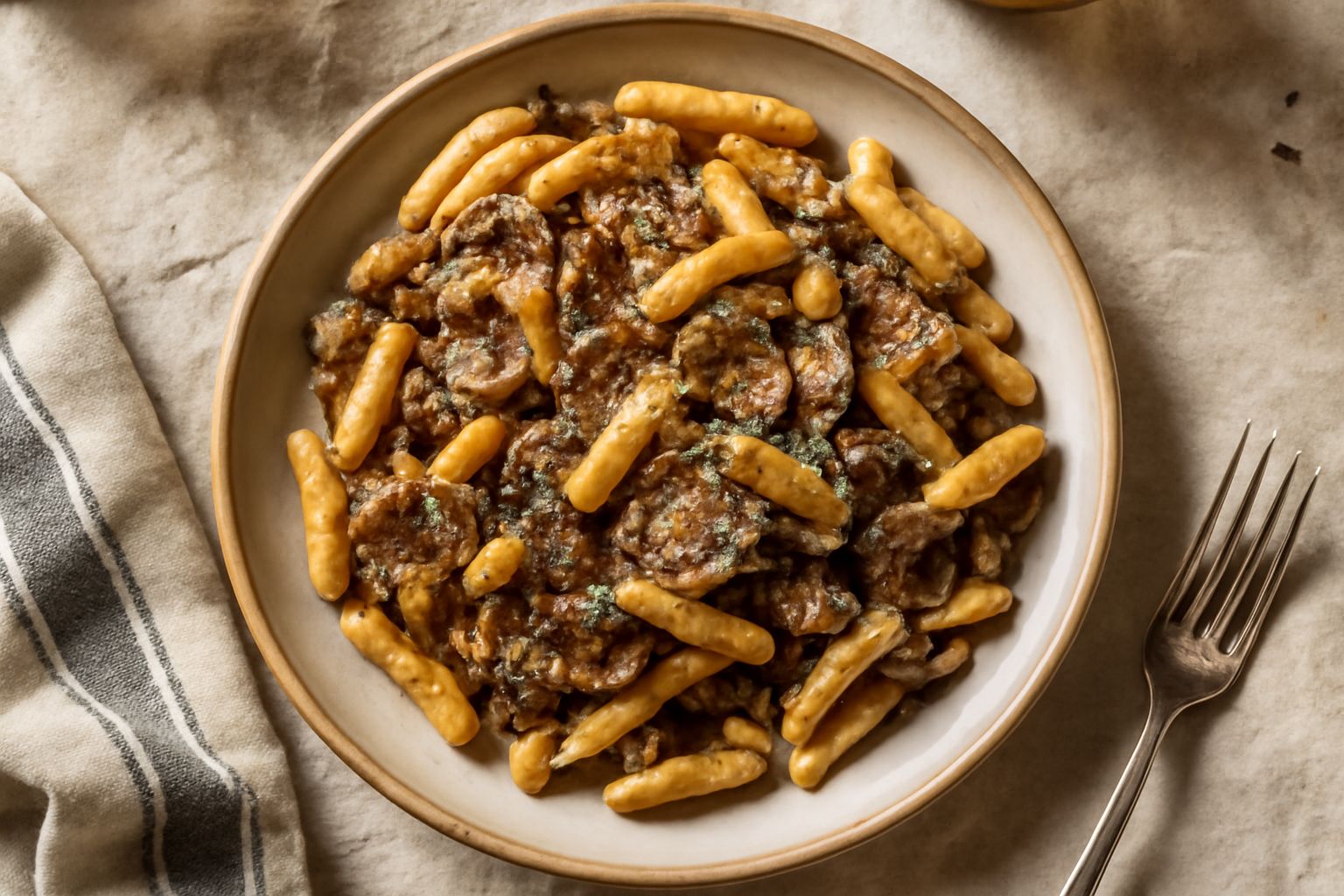 Cavatelli con i funghi