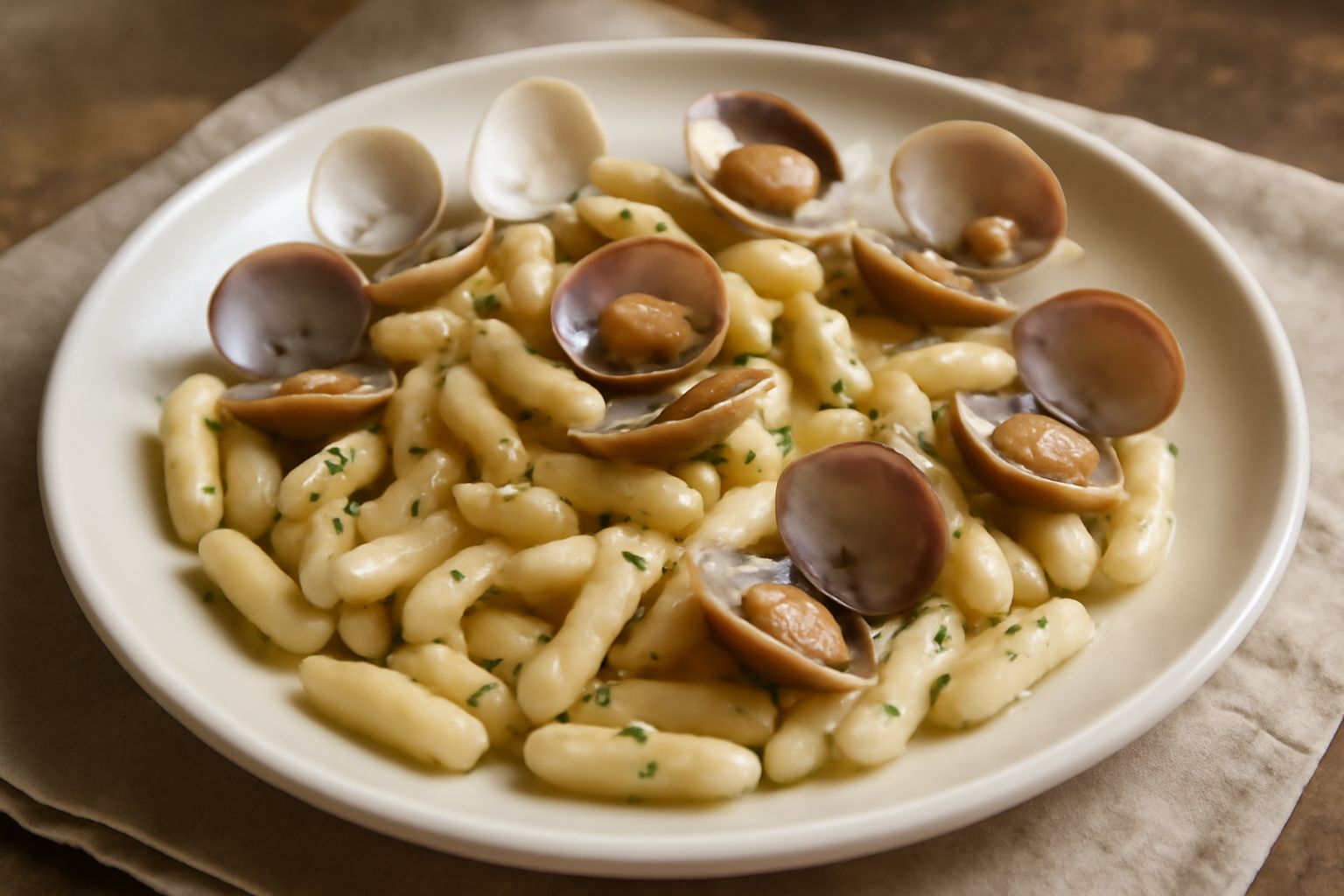 Cavatelli con le vongole