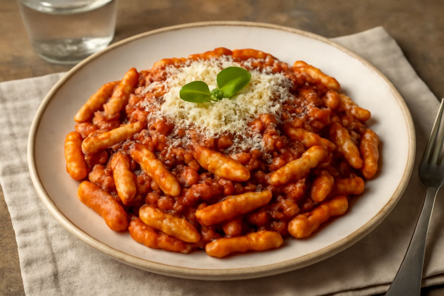 Cavatelli con ragù di carne