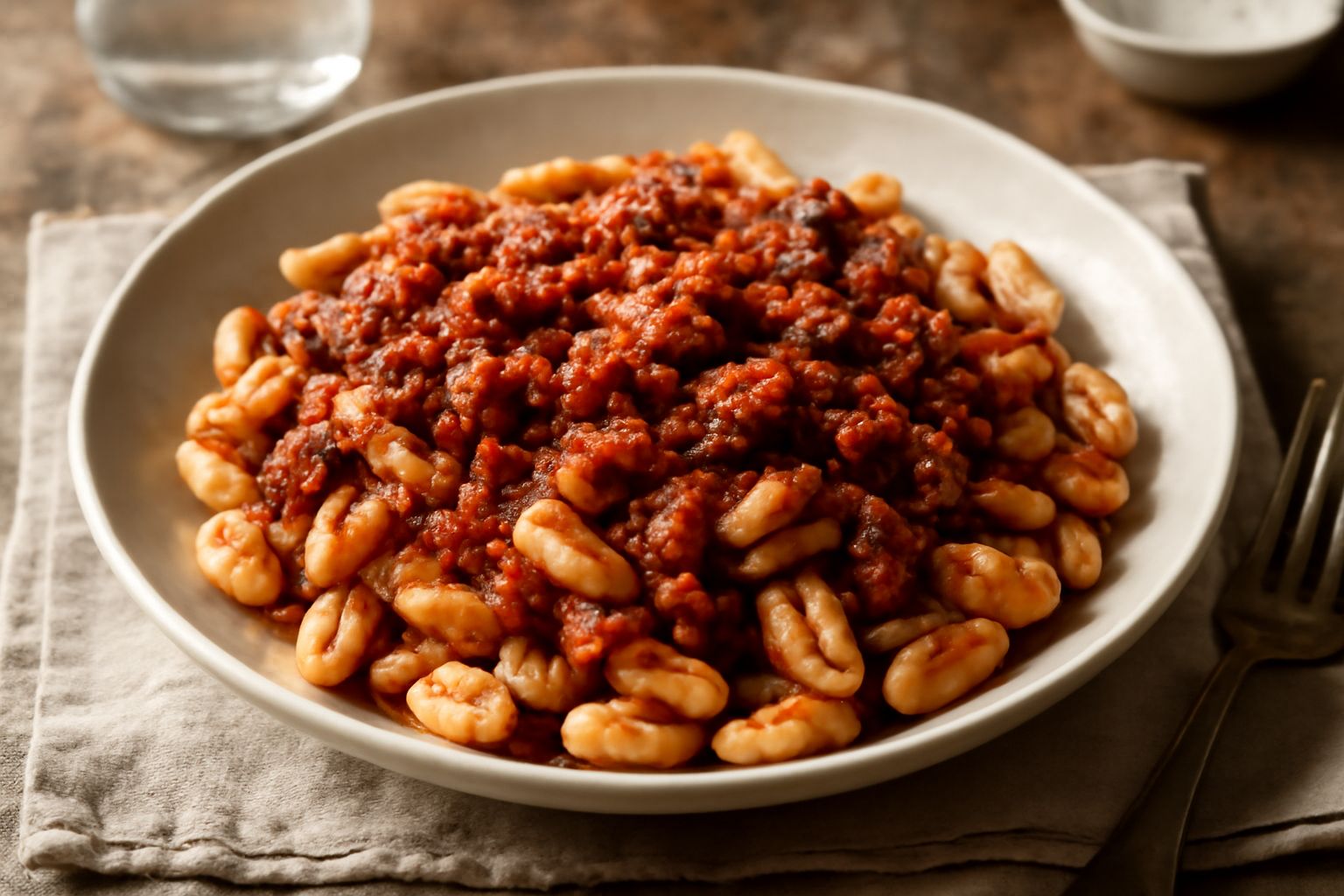 Cavatelli con ragù di maiale