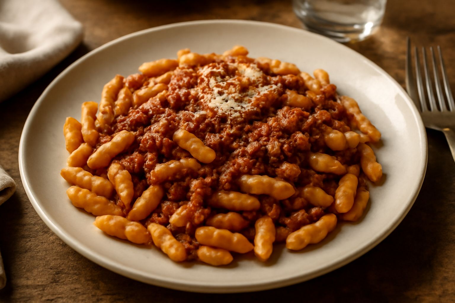 Cavatelli con sugo di ragù