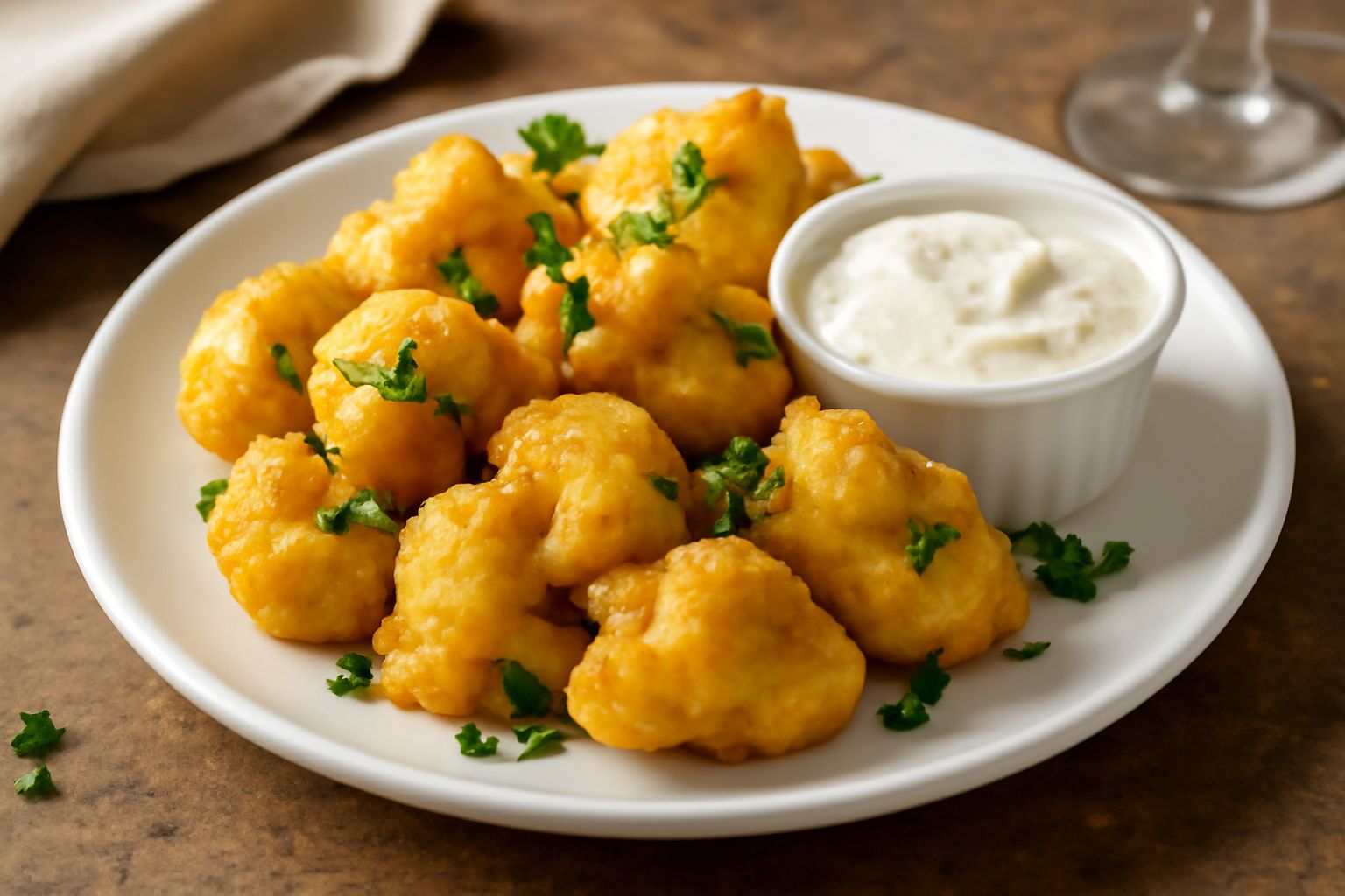 Cavolfiore fritta in pastella