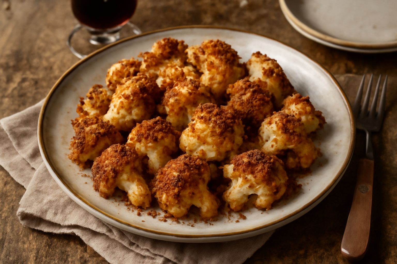 Cavolfiori con pane raffermo