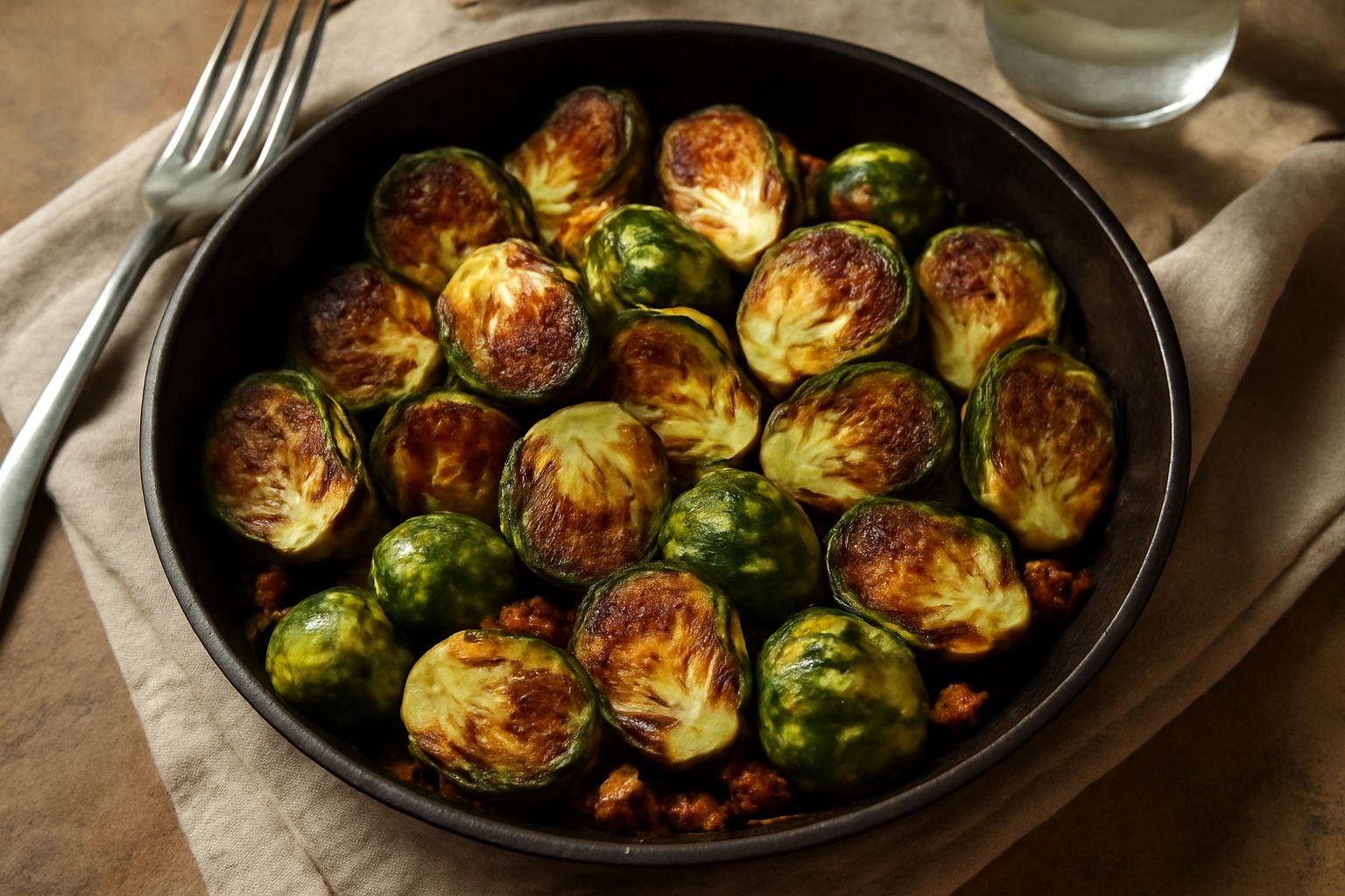 Cavoli di Bruxelles ripassati