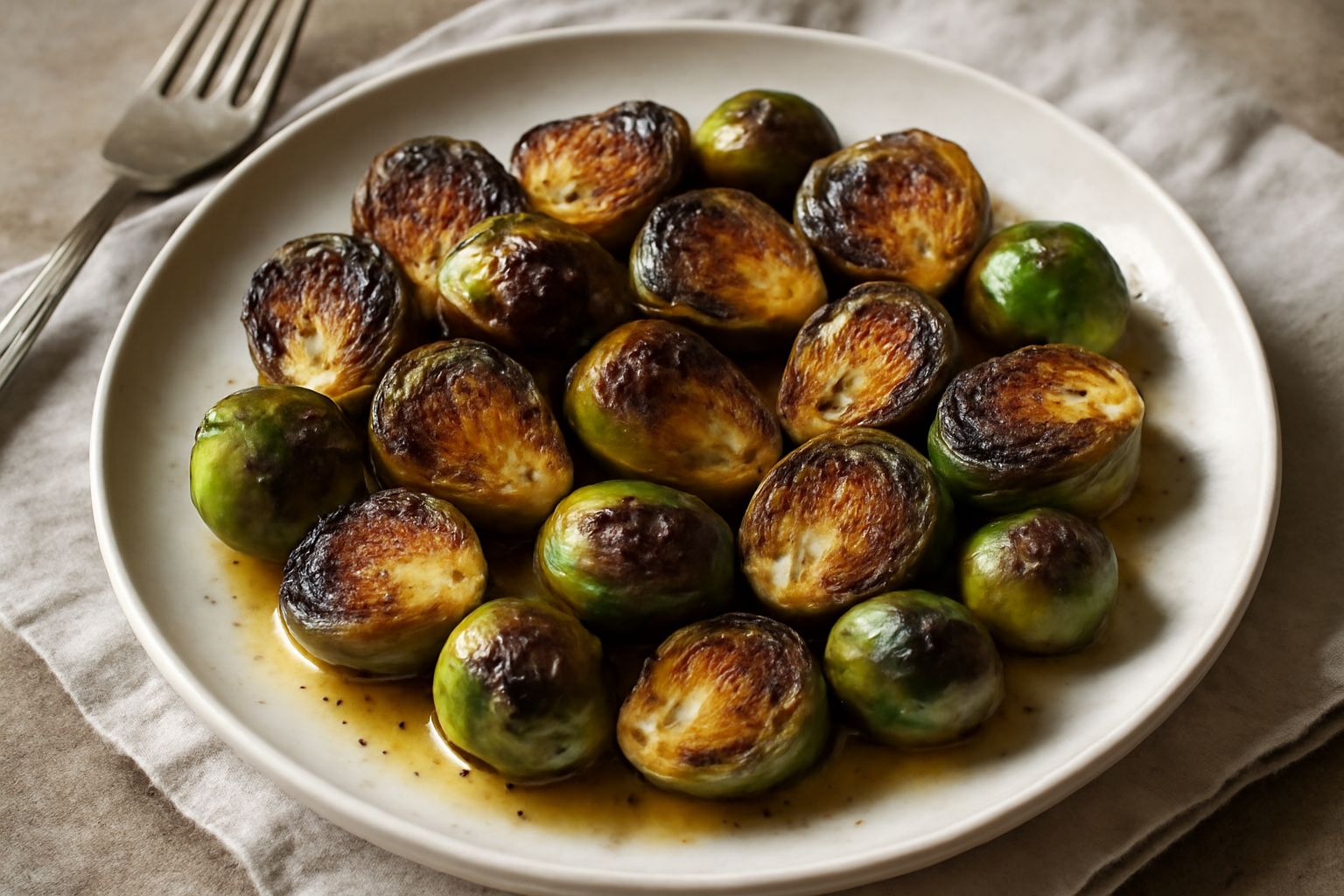 Cavolini di Bruxelles rosolati