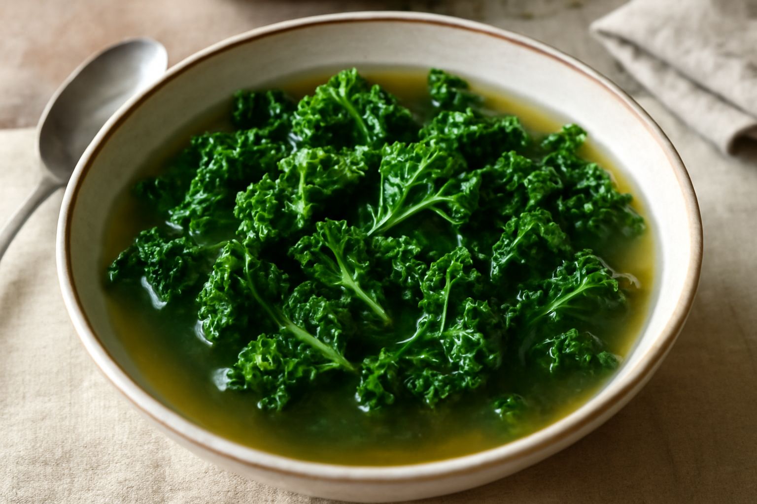 Cavolo riccio in brodo