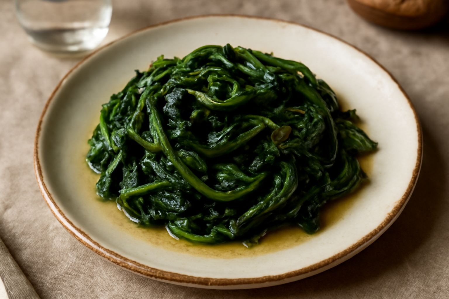 Cicoria di campo ripassata