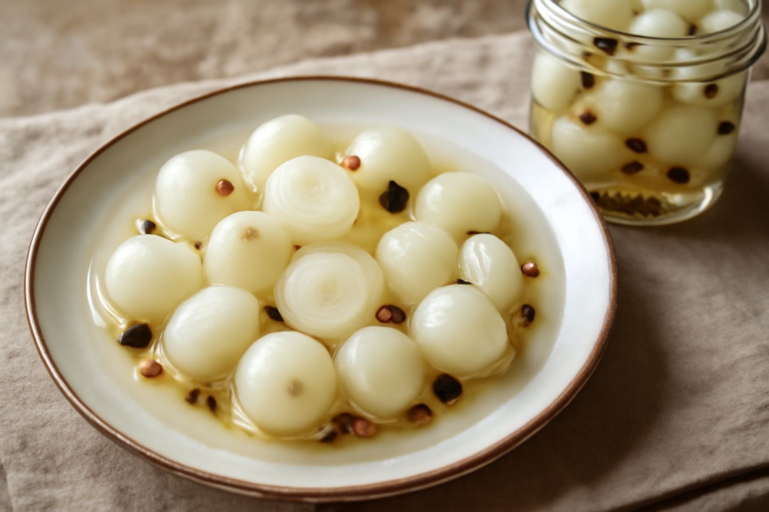 Cipolle bianche sottaceto