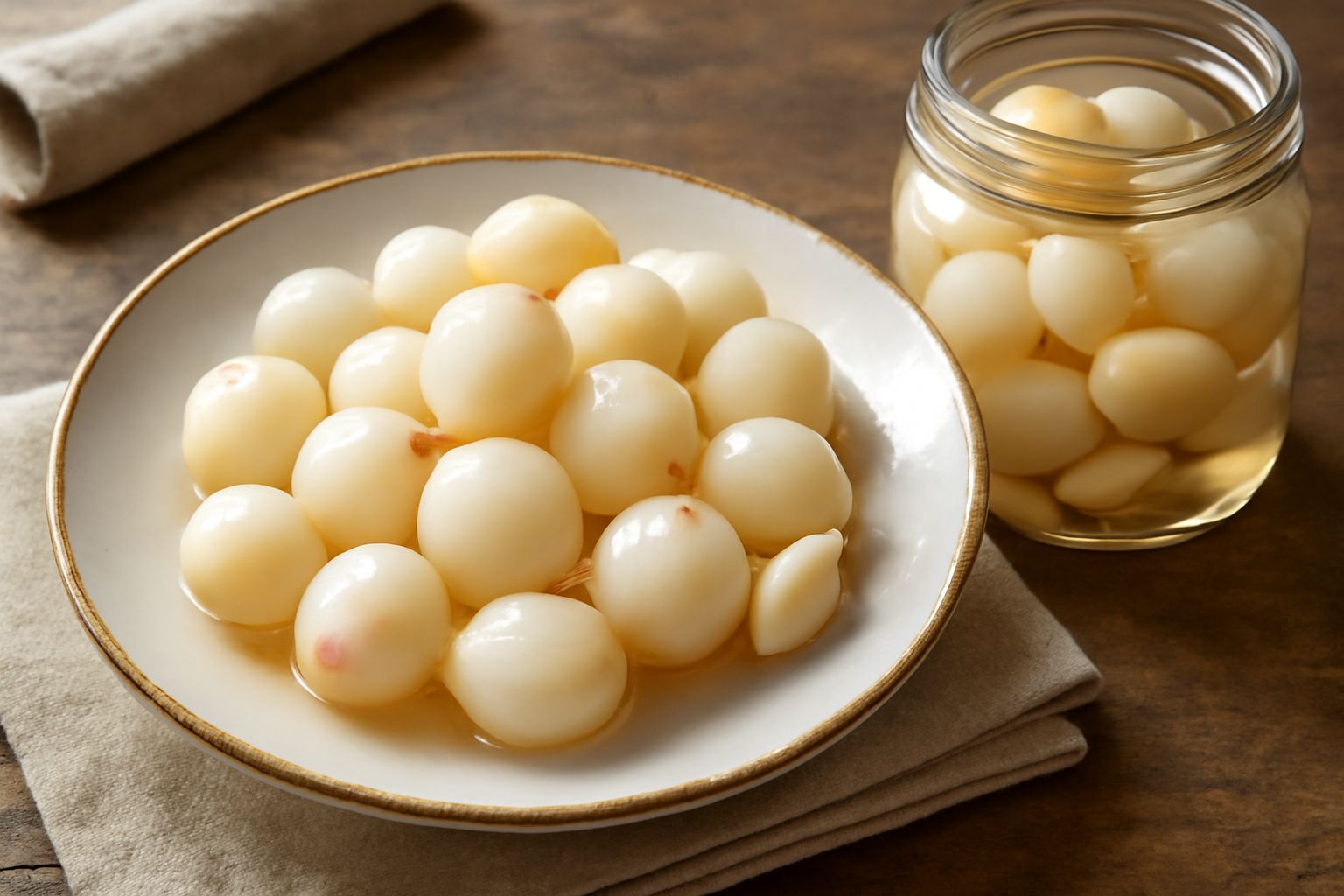 Cipolline bianche sott'aceto
