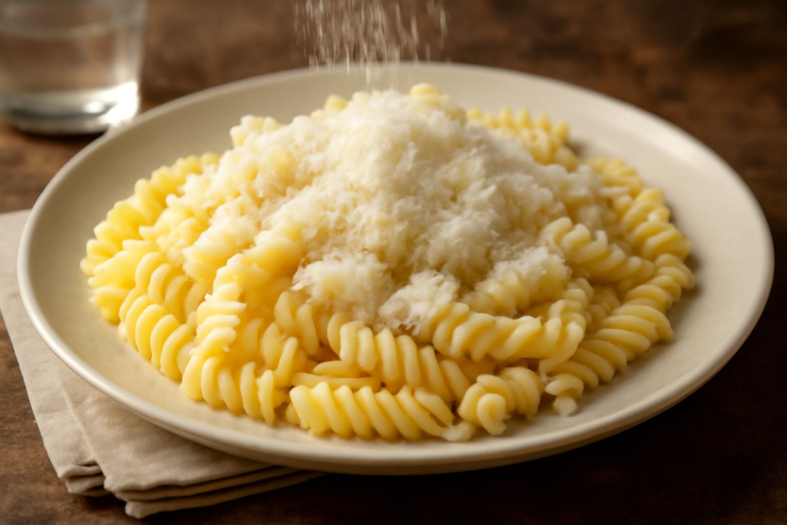 Condimento a base di formaggio grattugiato
