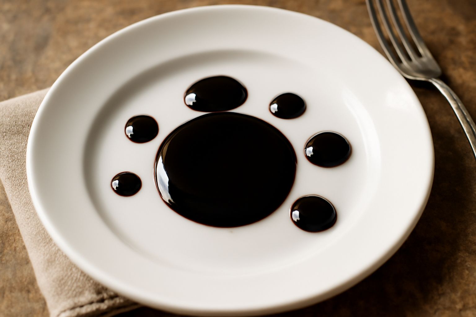 Condimento di aceto e mosto