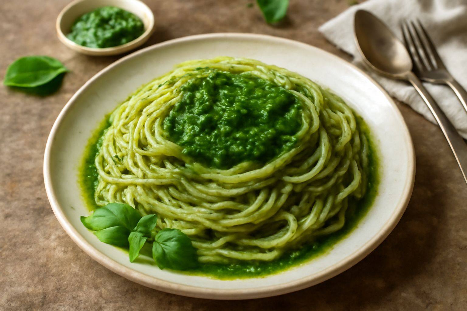 Condimento di basilico selvatico