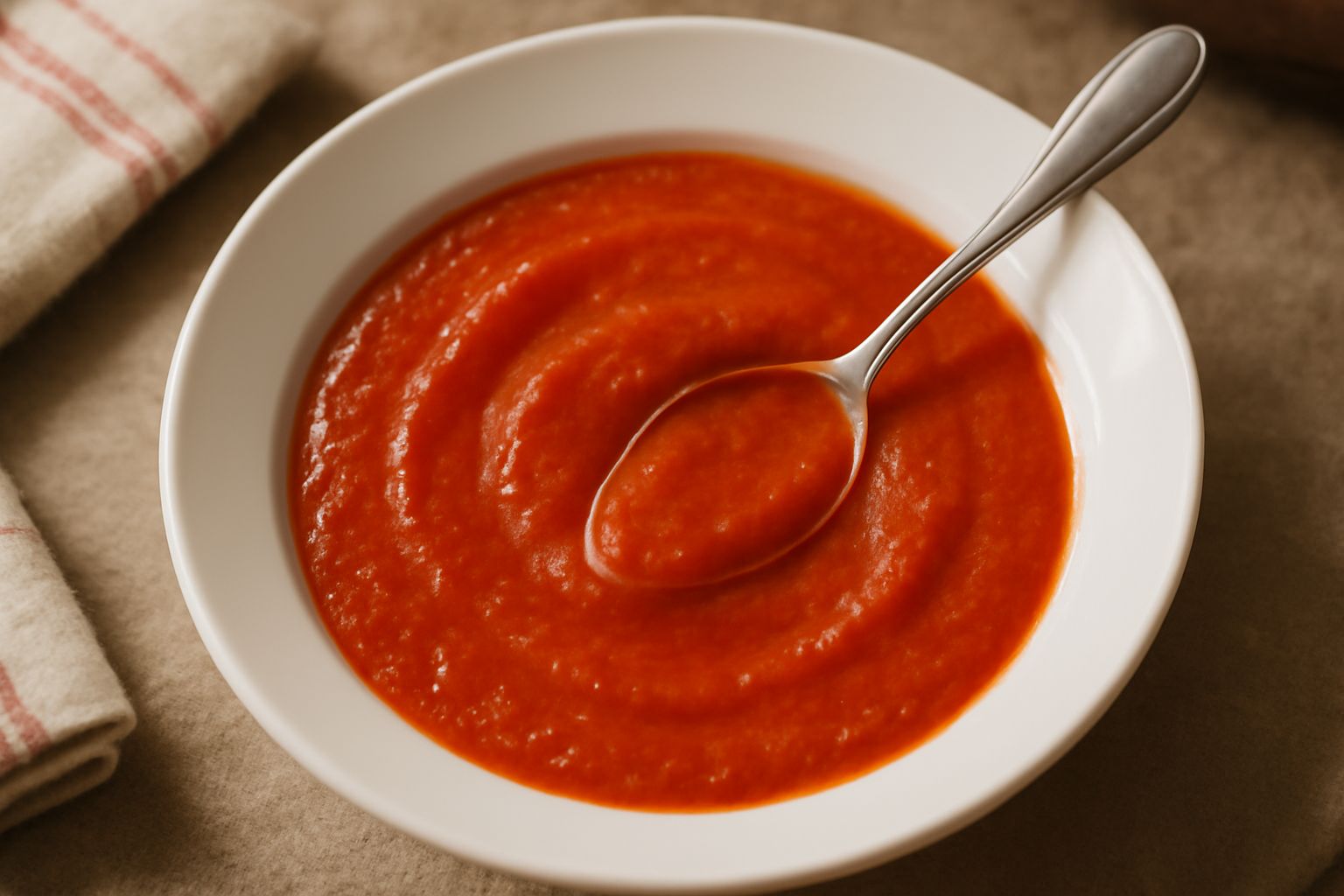 Condimento di brodo e pomodoro