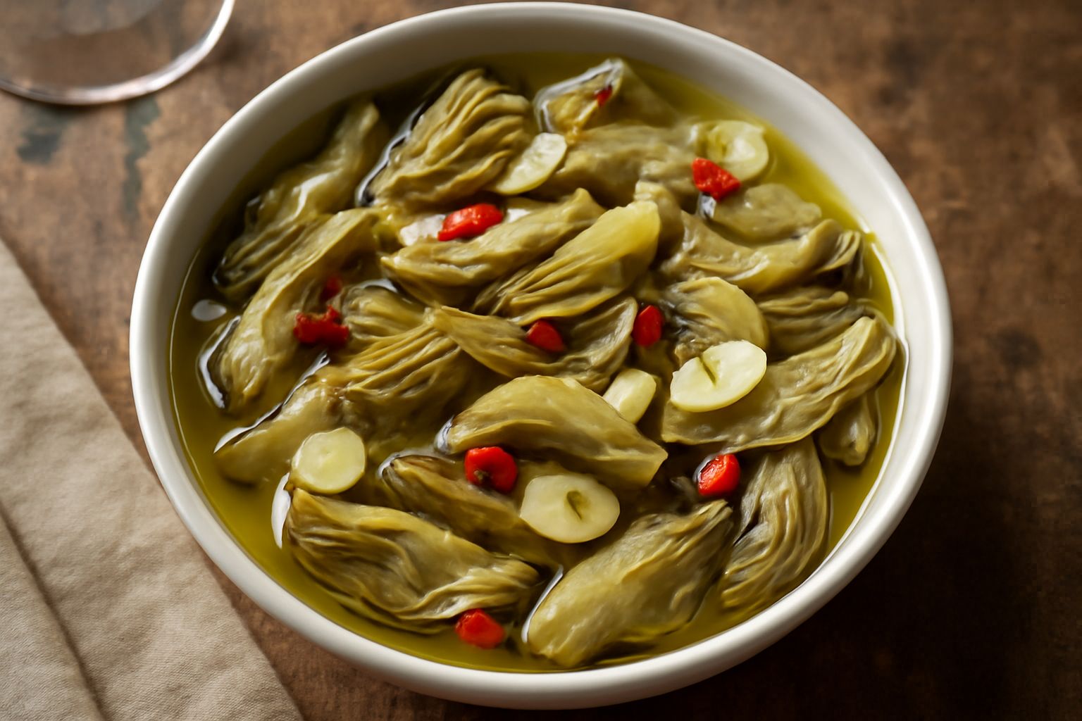Condimento di carciofi