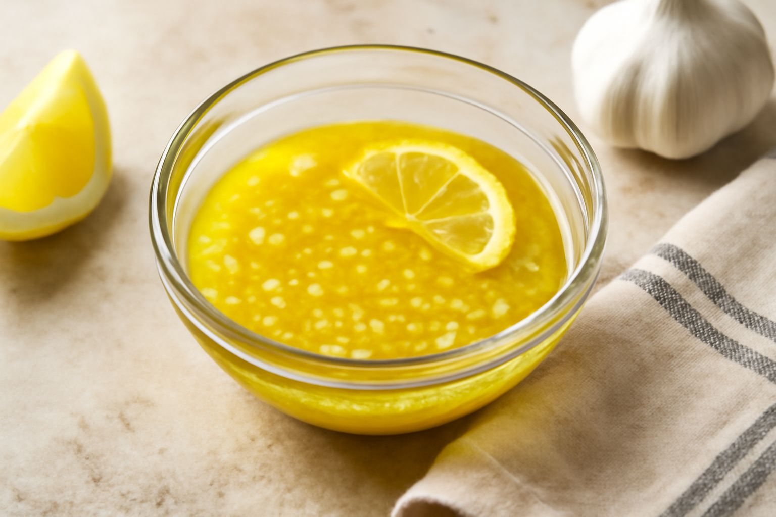 Condimento di limone e aglio