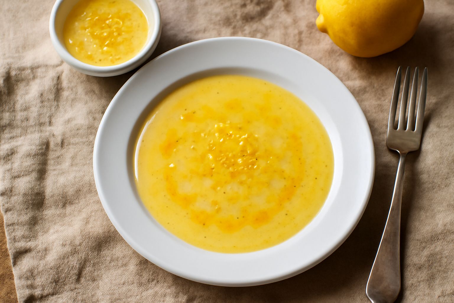 Condimento di limone e olio