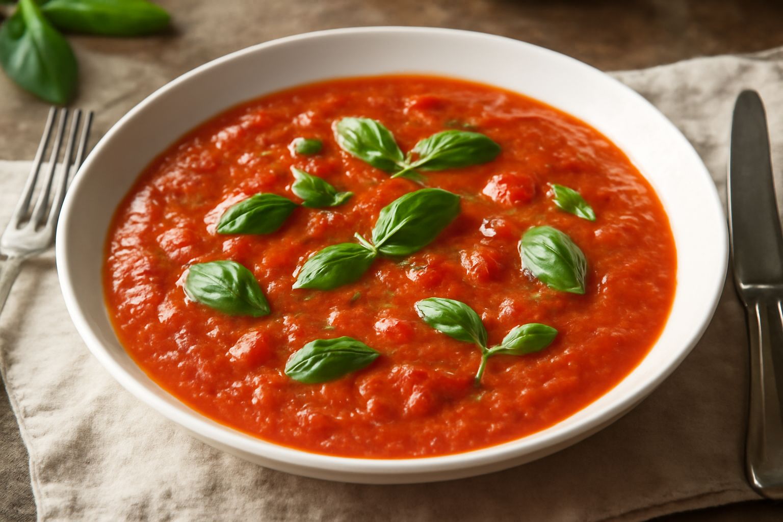 Condimento di pomodoro e basilico