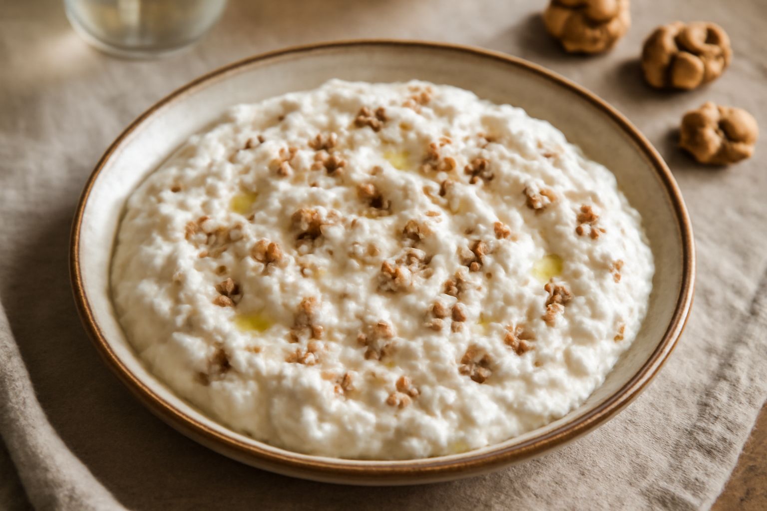 Condimento di ricotta e noci
