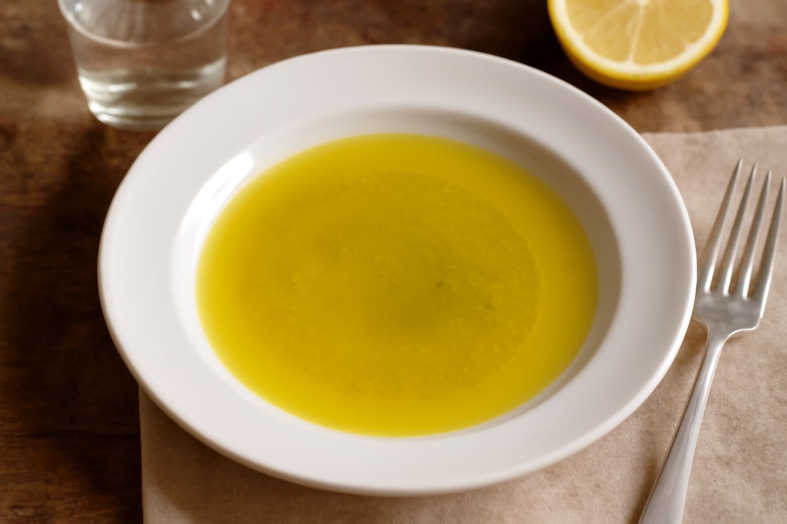 Condimento veneto di olio e limone