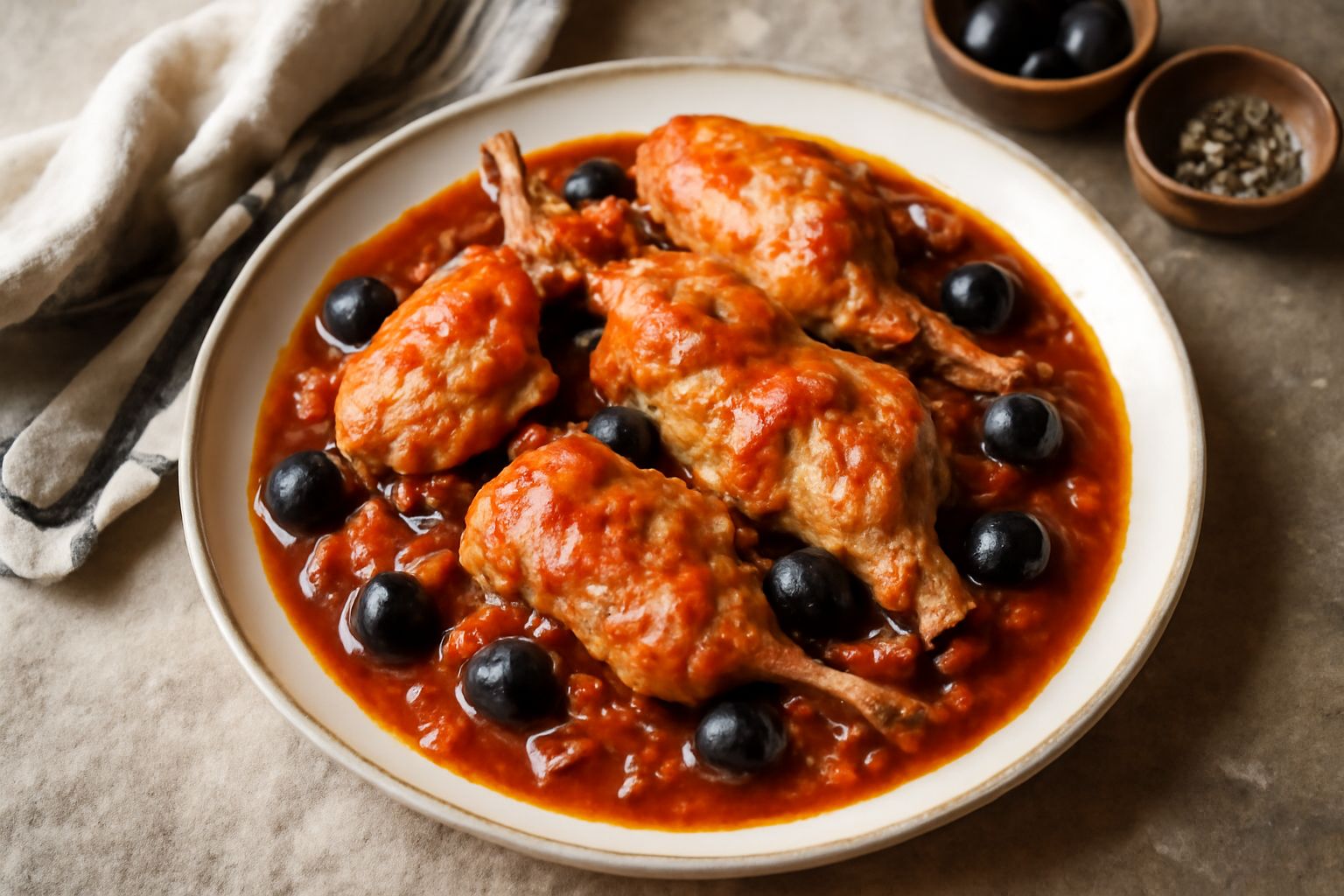 Coniglio alla Ligure