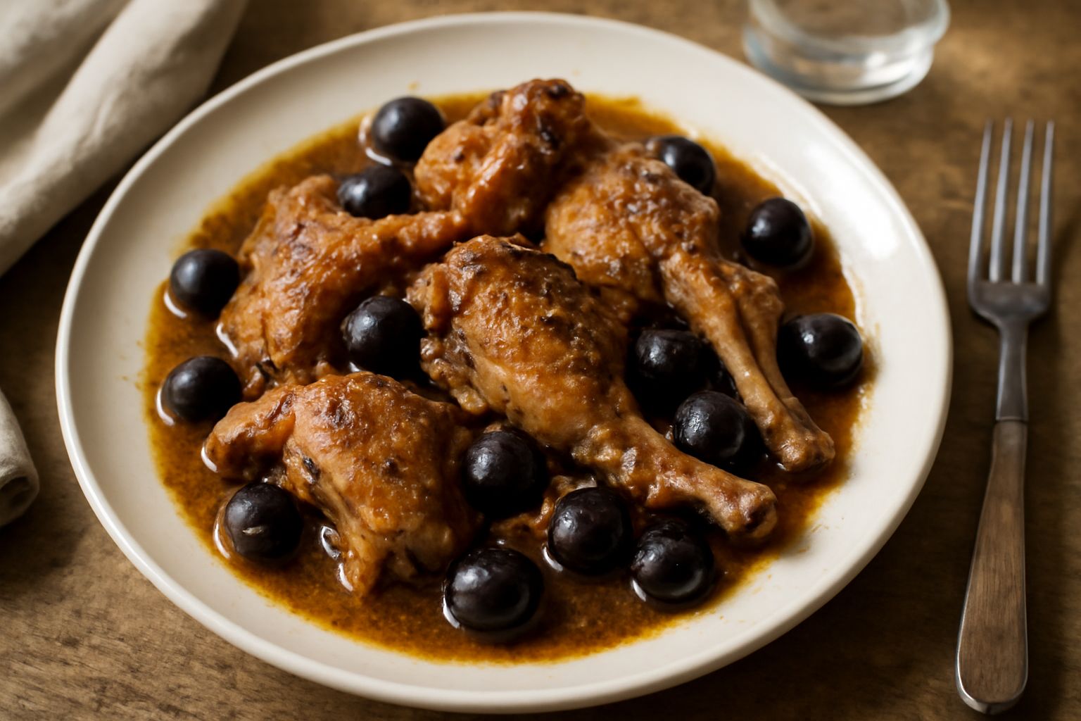 Coniglio con olive