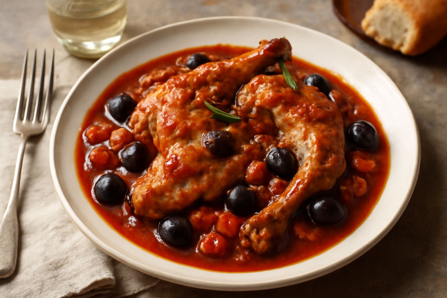 Coniglio in cacciatore