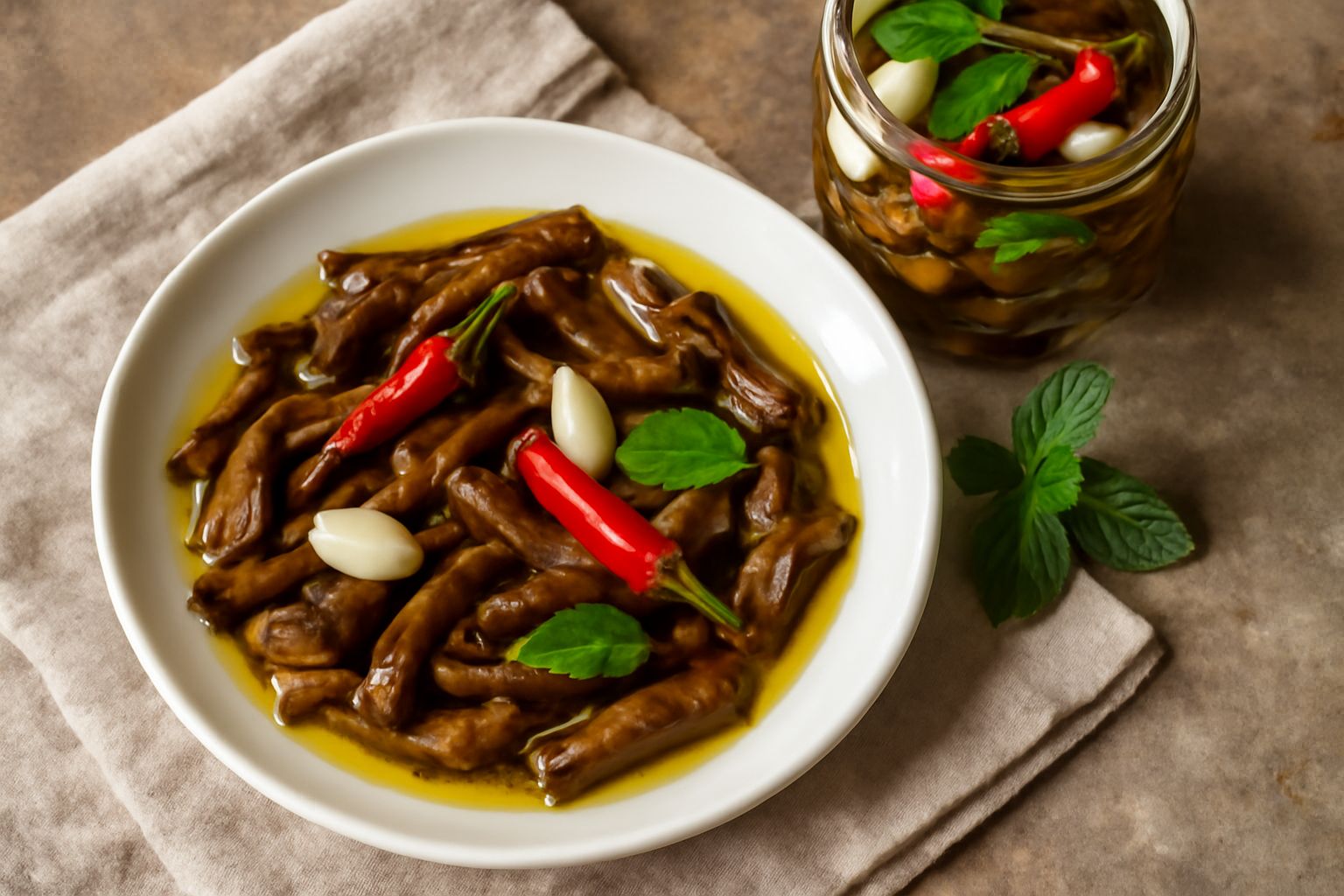 Conserva di melanzane sott'olio