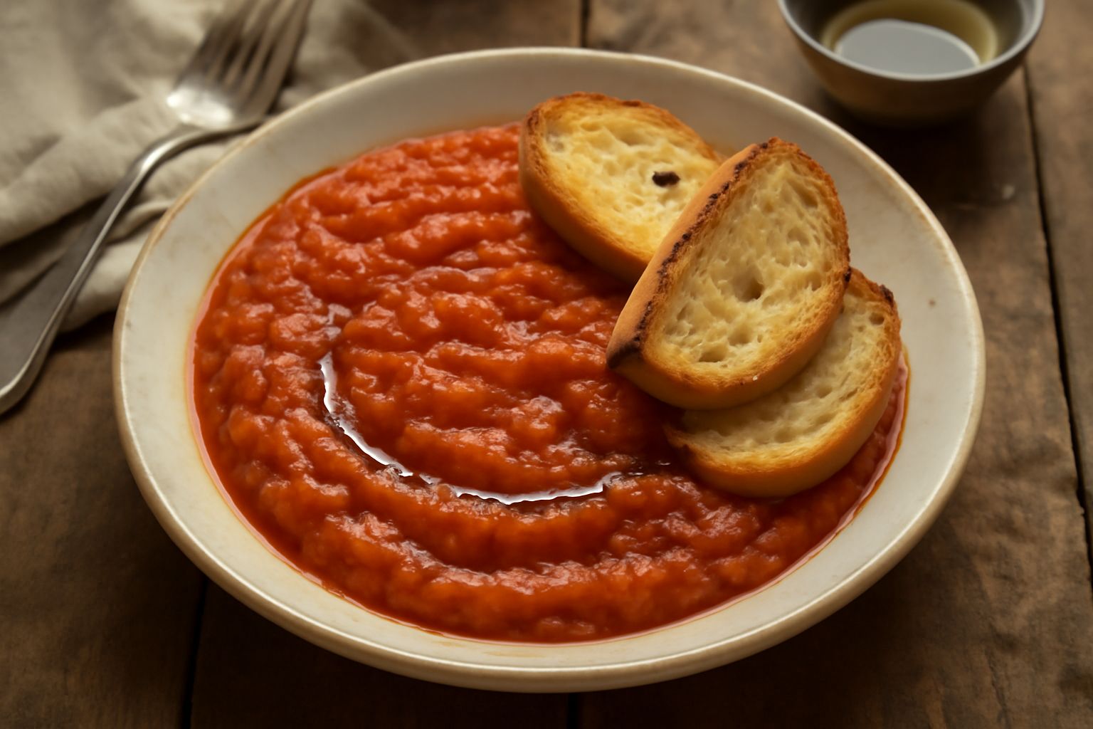 Conserva di pomodoro con pane