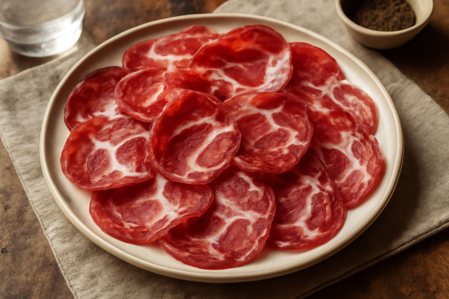Coppa di Parma affettata