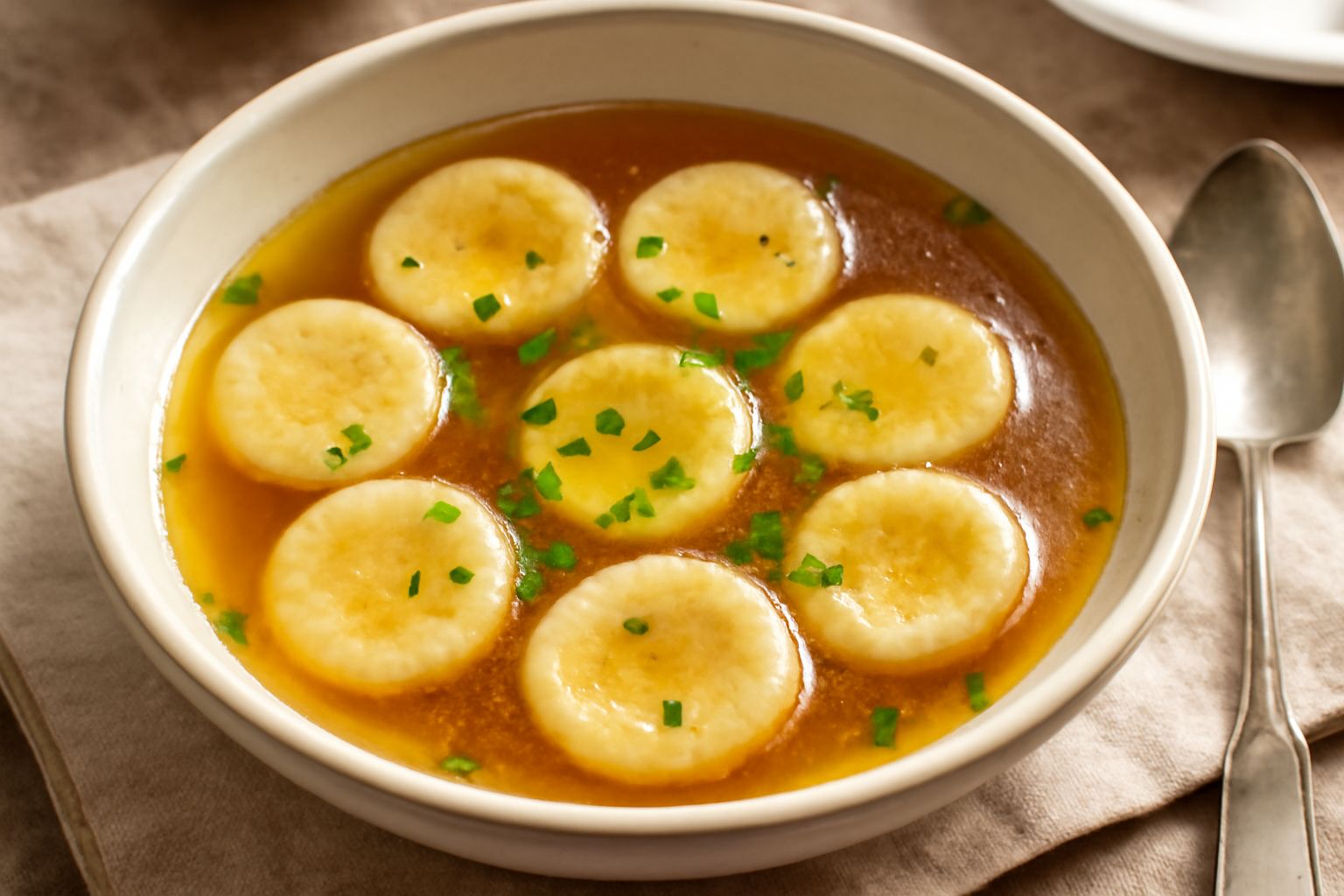 Corzetti in brodo